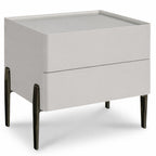 HAKU Möbel Konsole aus MDF mit Glas in Beige 50 x 42 x 65 cm