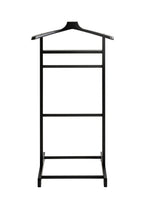 HAKU Möbel Herrendiener aus Bambus 48 x 36 x 97 cm in Schwarz
