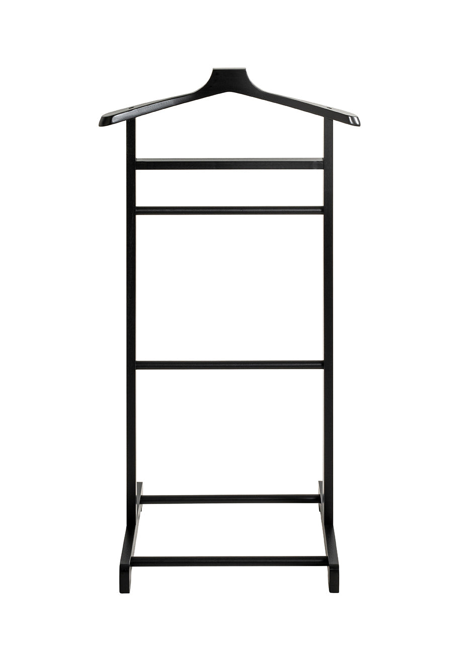HAKU Möbel Herrendiener aus Bambus 48 x 36 x 97 cm in Schwarz