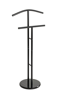 HAKU Möbel Herrendiener aus Metall mit Marmor in Schwarz
