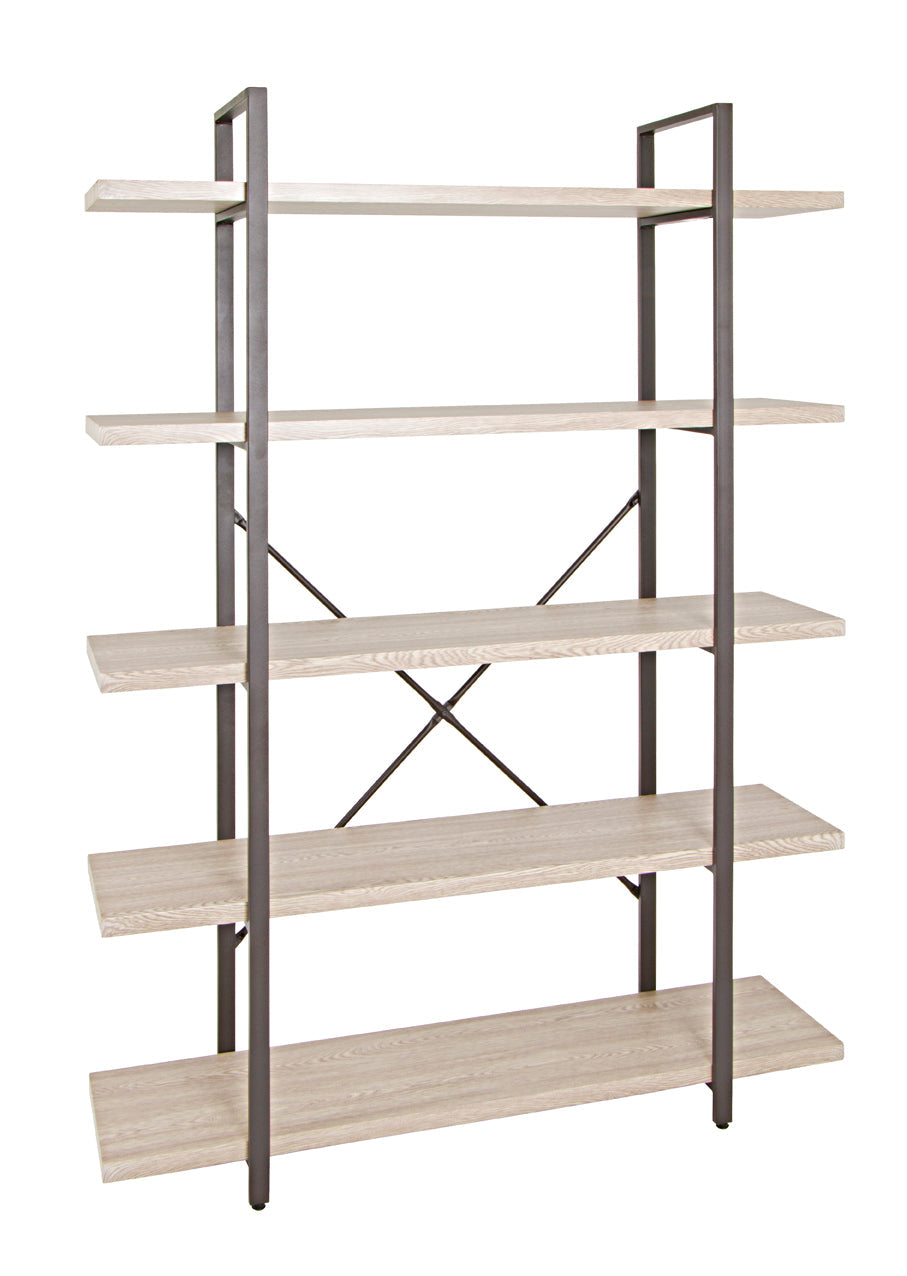 HAKU Möbel Regal aus Holzwerkstoff in Braun, 120 x 33 cm, H 178 cm