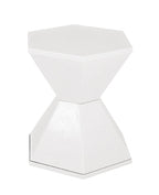 HAKU Möbel Hocker aus Kunststoff in Weiss