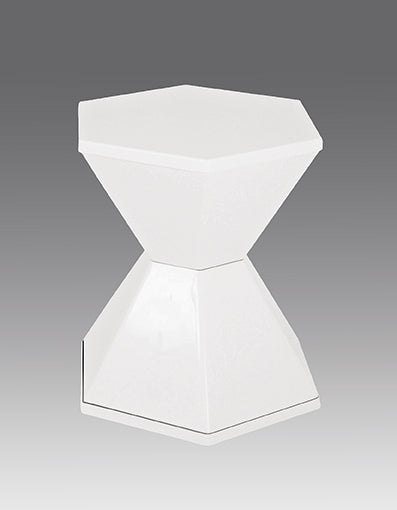 HAKU Möbel Hocker aus Kunststoff in Weiss