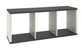HAKU Möbel Regal aus MDF in Weiss 117 x 30 x 50 cm