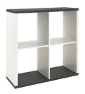 HAKU Möbel Regal aus MDF in Weiss 80 x 30 x 86 cm
