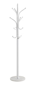 HAKU Möbel Garderobenständer aus Metall mit Marmor in Weiss 40 x 177 cm