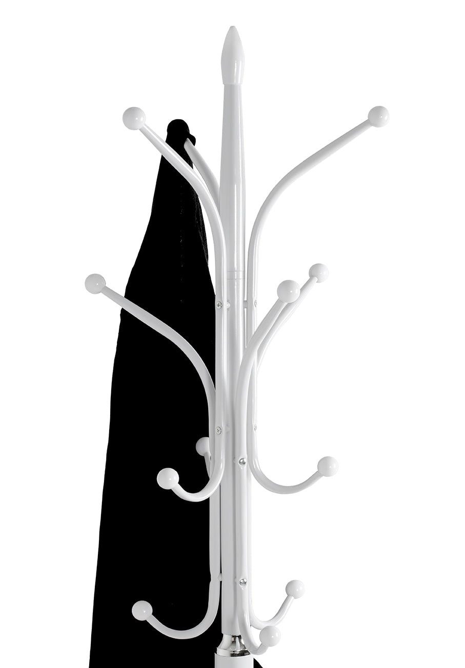 HAKU Möbel Garderobenständer aus Metall mit Marmor in Weiss 40 x 177 cm