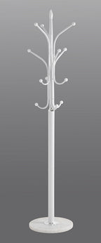 HAKU Möbel Garderobenständer aus Metall mit Marmor in Weiss 40 x 177 cm