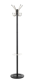 HAKU Möbel Garderobenständer aus Metall in Schwarz 36 x 182 cm