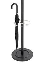 HAKU Möbel Garderobenständer aus Metall in Schwarz 36 x 182 cm