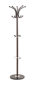 HAKU Möbel Garderobenständer aus Metall mit Marmor in Braun 39 x 171 cm
