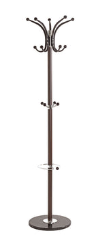 HAKU Möbel Garderobenständer aus Metall mit Marmor in Braun 39 x 171 cm