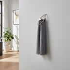 HAKU Möbel Wandgarderobe aus Metall Motiv Auge in Silber
