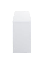 HAKU Möbel Schuhbank aus MDF kratzunempfindlich in Chrom, Weiss