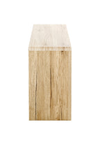 HAKU Möbel Schuhbank aus MDF kratzunempfindlich in Chrom, Eiche San Remo