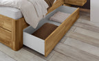 Hasena Stupendo Bett MDF mit Stauraum – 180 x 200 cm, MDF weiss deckend, lackiert, Folie, 12-Schwarz