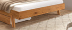 Hasena Molino Bettgestell – 100 x 200 cm, 20 cm, Wildeiche natur, geölt