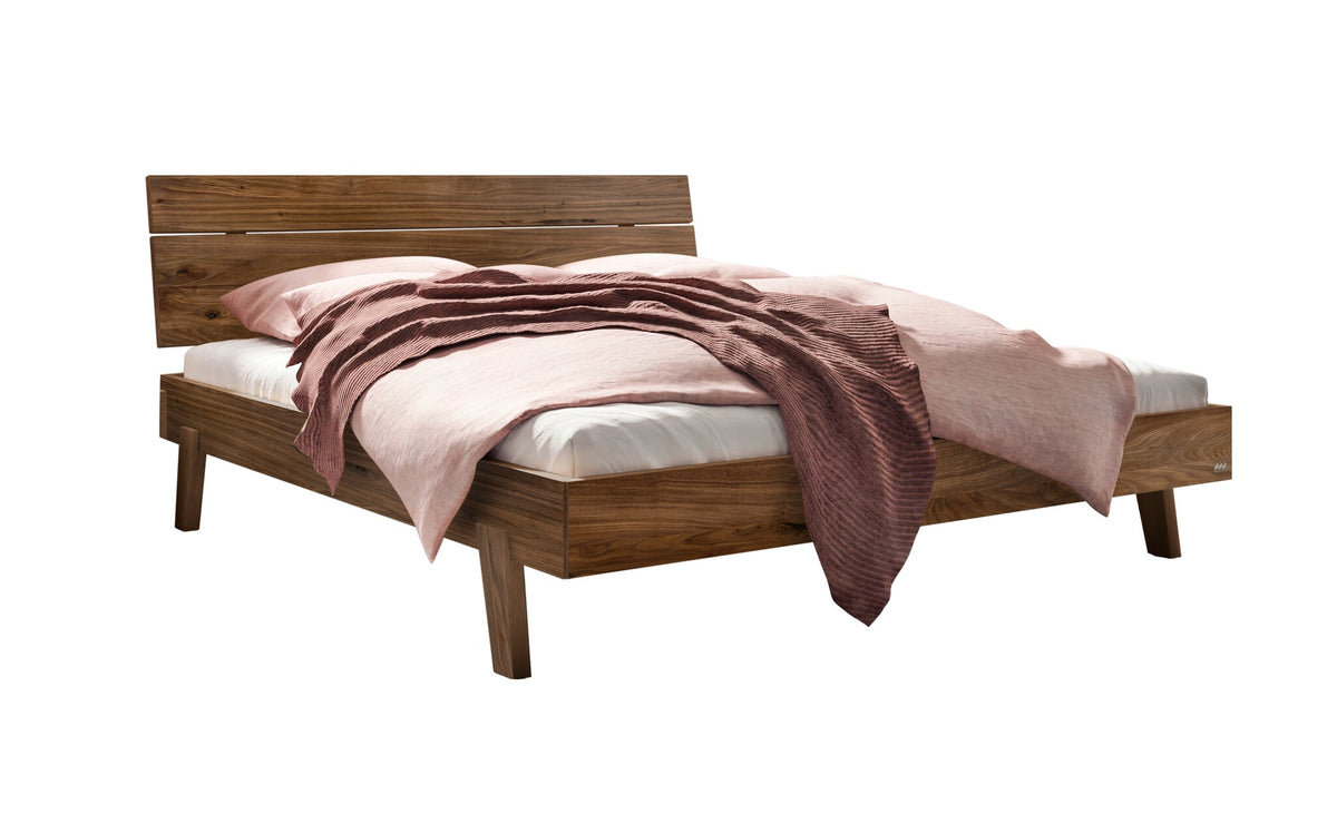 Hasena Imperia Bettgestell – 90 x 200 cm, 20 cm, Nussbaum, geölt
