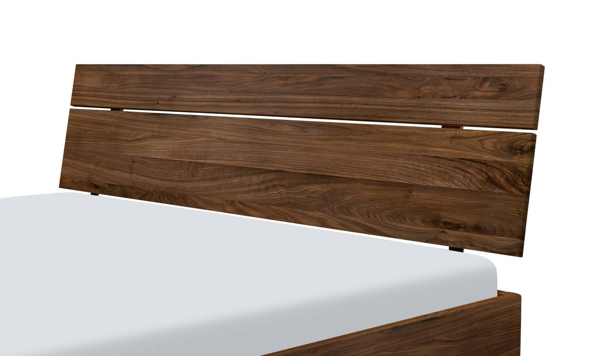 Hasena Lino Kopfteil – 120 cm, Nussbaum, geölt