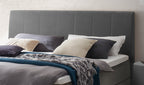 Hasena Pedrosa Boxspringbett mit Stauraum – 160 x 200 cm, Lovely-Top, Pace sand