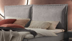 Hasena Celina Boxspringbett – 140 x 200 cm, Elegance-Top, Pace grey