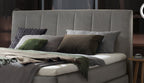 Hasena Stefania Boxspringbett – 140 x 200 cm, Elegance-Top, Monet steel