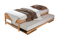 Hasena Lido Oberbett Gästebett – Star U, Buche natur, lackiert
