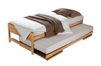 Hasena Lido Oberbett Gästebett – Star U, Buche natur, lackiert
