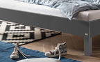 Hasena Rocco Bettgestell – 100 x 200 cm, 25 cm, Weiss