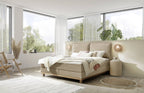 Hasena Zamora Boxspringbett – 140 x 200 cm, Lovely-Top, Pace sand
