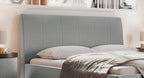 Hasena Carlinda Polsterbett – 160 x 200 cm, 20 cm, Pace grey