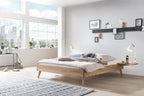 Hasena Lounge 18 Bettrahmen – 160 x 200 cm, Wildbuche natur, geölt