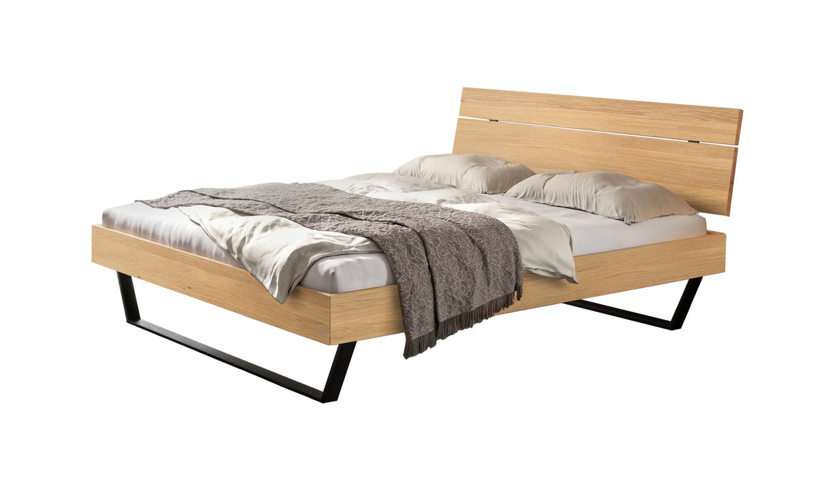 Hasena Romeo Bettgestell – 140 x 200 cm, 20 cm, Eiche bright, geölt