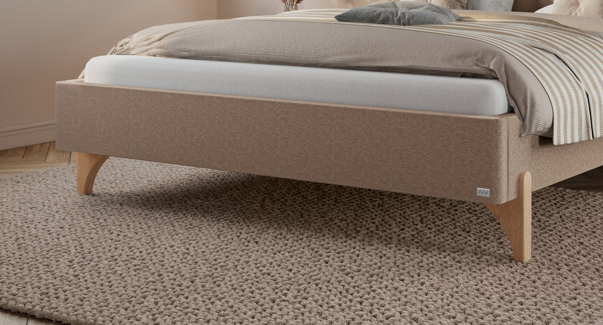 Hasena Aurelia Polsterbett – 160 x 200 cm, 25 cm, Pace sand