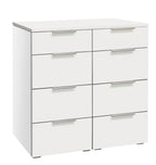 Hasena Quatrine Kommode – zerlegt, Weiss, Weiss