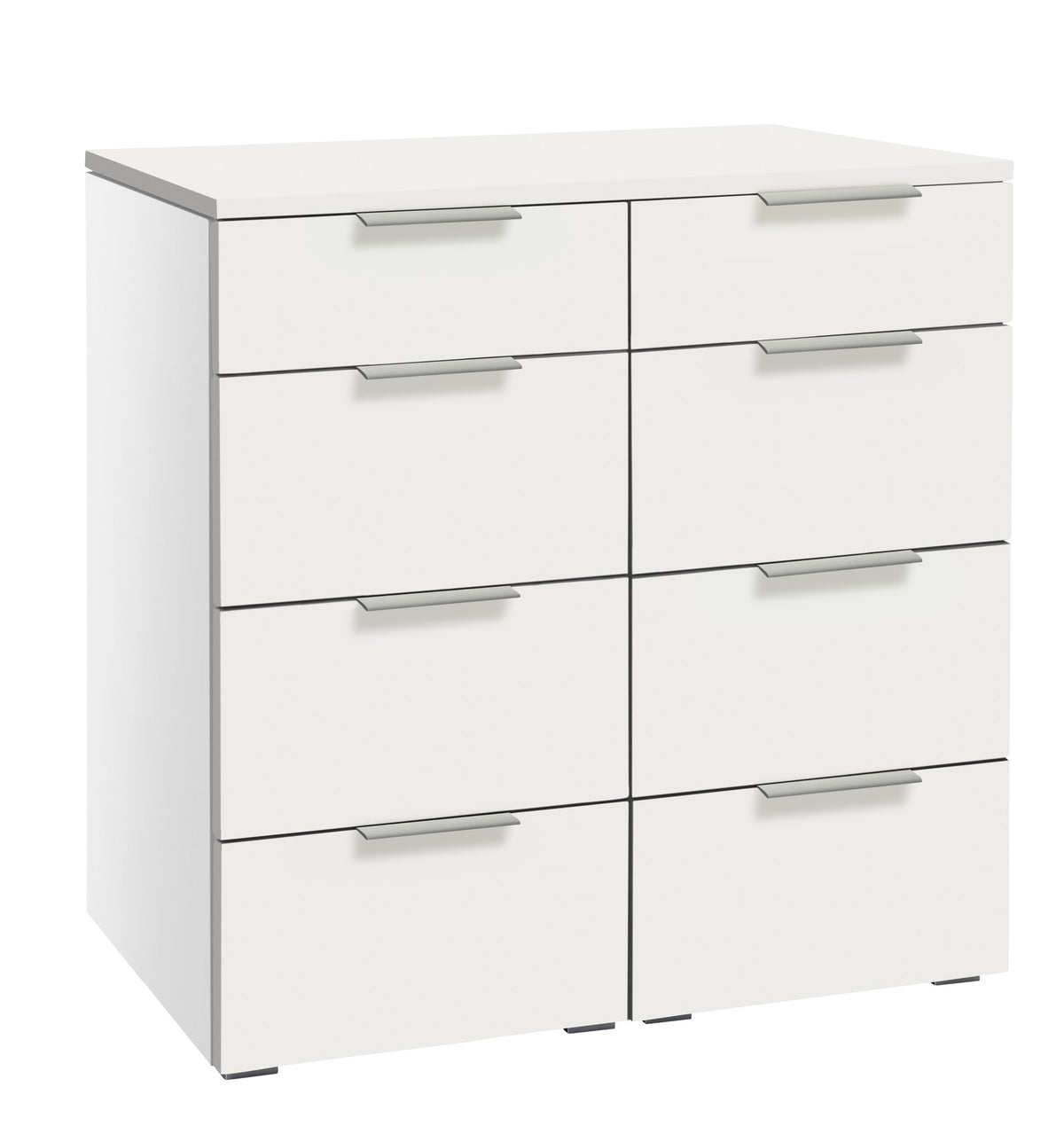 Hasena Quatrine Kommode – zerlegt, Weiss, Weiss
