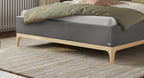 Hasena Soledad Polsterbett – 180 x 200 cm, Pace light grey