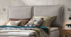 Hasena Bonita Boxspringbett – 140 x 200 cm, Elegance-Top, Pace grey