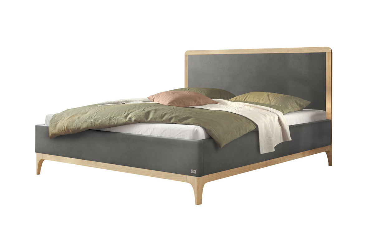 Hasena Soledad Polsterbett – 140 x 200 cm, Monet steel