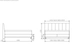 Hasena Stefania Boxspringbett – 160 x 200 cm, Lovely-Top, Monet steel