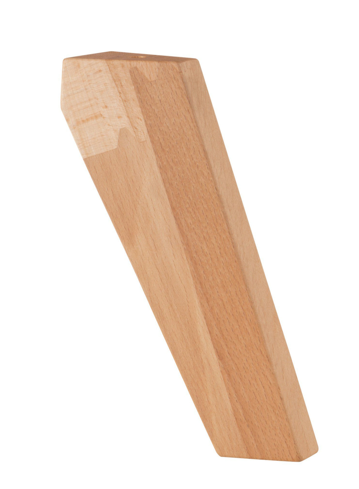 Hasena Nelo Bettfüsse – 20 cm, Kernbuche natur, geölt