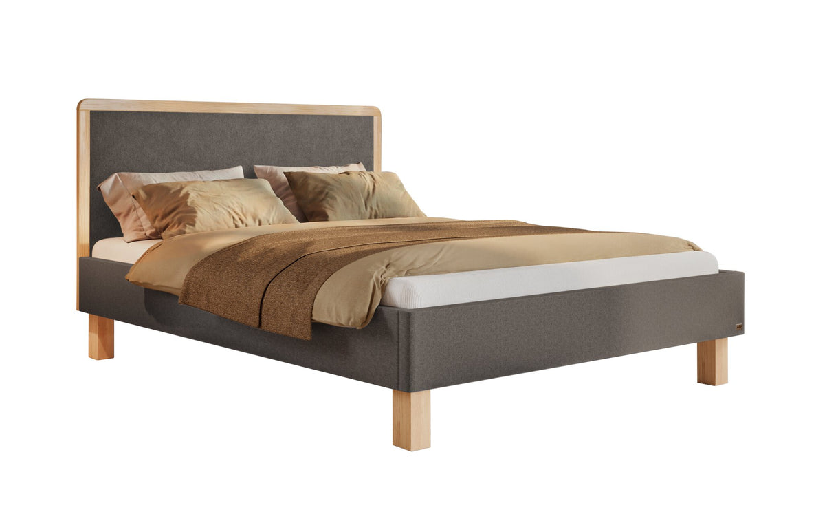 Hasena Amara Polsterbett – 140 x 200 cm, 20 cm, Pace grey
