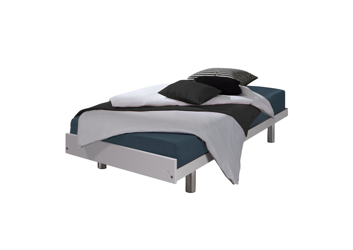 Hasena Econom Gästebett – 20 cm, Star U, Chrom, Buche