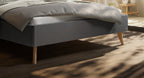 Hasena Reyes Polsterbett – 160 x 200 cm, 25 cm, Pace light grey