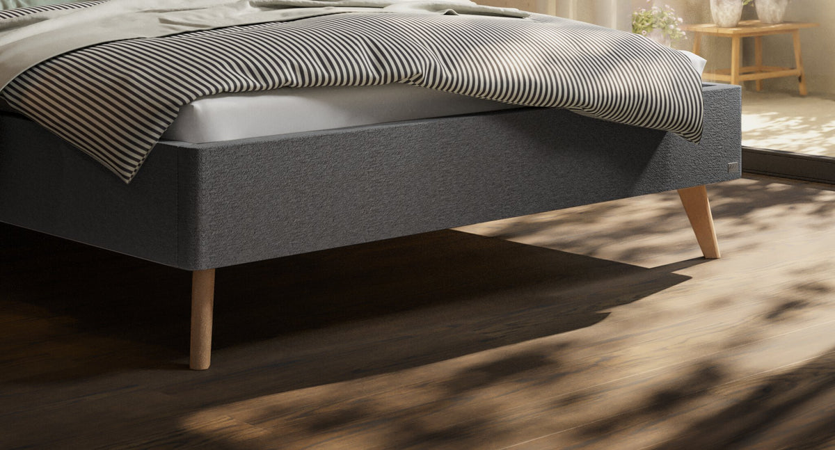 Hasena Reyes Polsterbett – 160 x 200 cm, 25 cm, Pace light grey