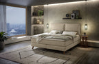 Hasena Ricarda Boxspringbett – 140 x 200 cm, Lovely-Top, Pace sand