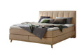 Hasena Stefania Boxspringbett – 140 x 200 cm, Glamour-Top, Pace sand