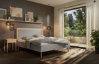 Hasena Reyes Polsterbett – 140 x 200 cm, 25 cm, Pace light grey