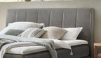 Hasena Estela Boxspringbett – 140 x 200 cm, Elegance-Top, Monet steel