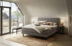 Hasena Donna Boxspringbett – 140 x 200 cm, Lovely-Top, Pace grey